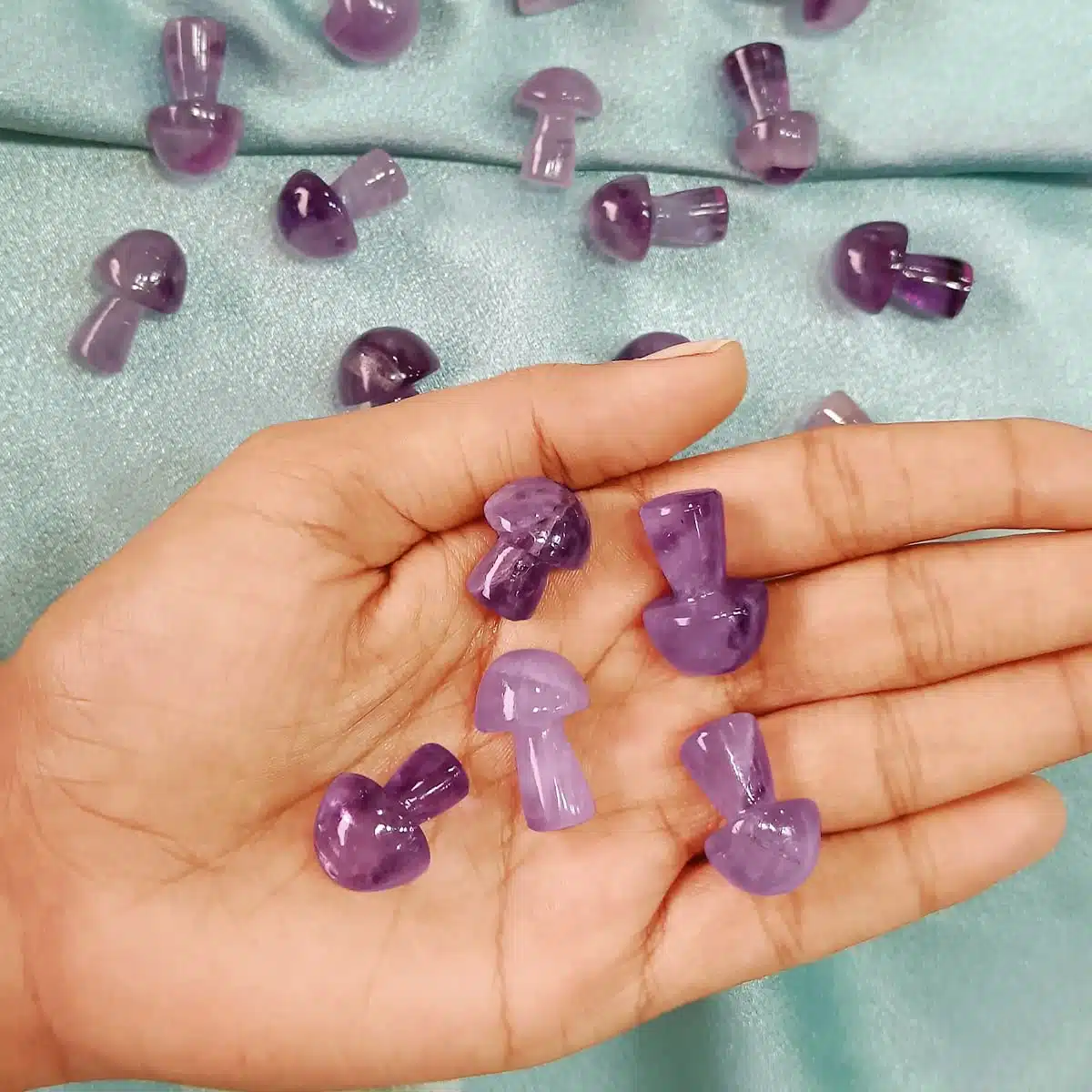 Amethyst Mushroom-Shubhanjali (1) Shop Amethyst Crystal Mushroom