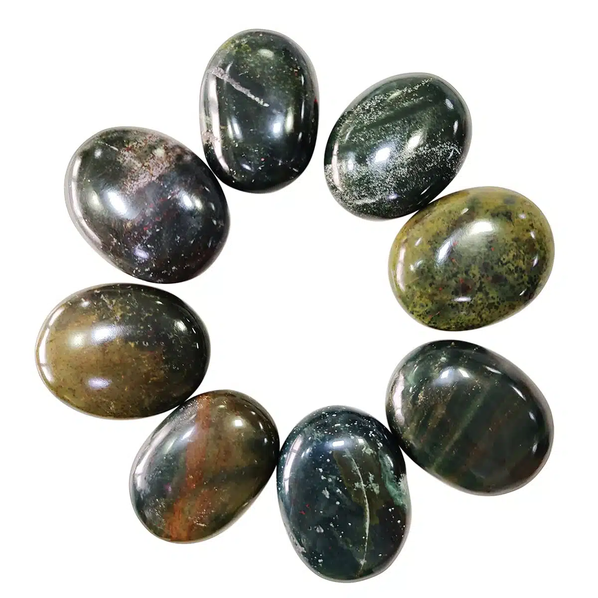 Blood Stone Crystal Palm Stone-Shubhanjali (3) Shop Natural Crystal Blood Stone Crystal Palm Stone