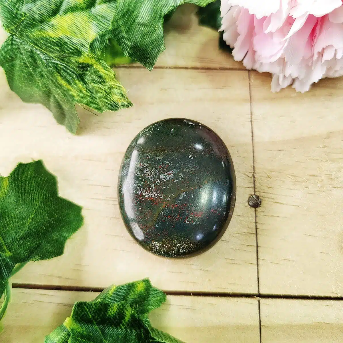 Blood Stone Crystal Palm Stone-Shubhanjali (7) Shop Natural Crystal Blood Stone Crystal Palm Stone