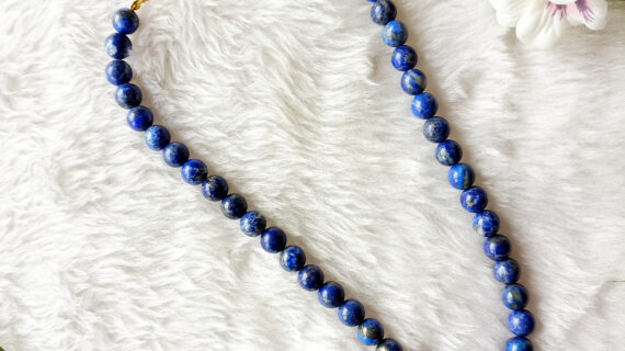 Lapis Lazuli Crystal Necklace 10mm