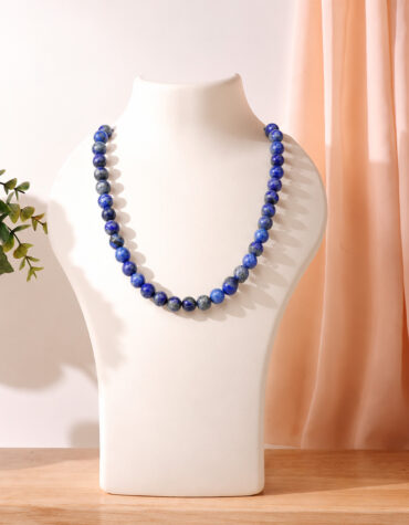 lapis lazuli crystal necklace 10mm