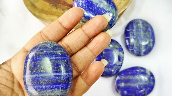 Lapis Lazuli Palm Stone