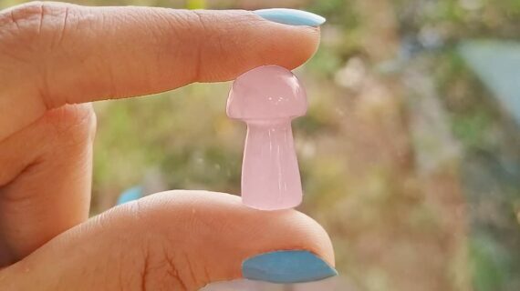 Rose Quartz Mushroom