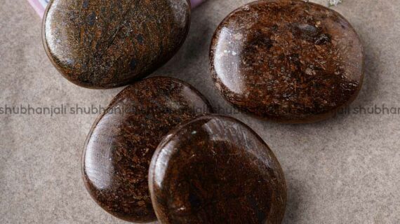 Bronzite Palm Stone