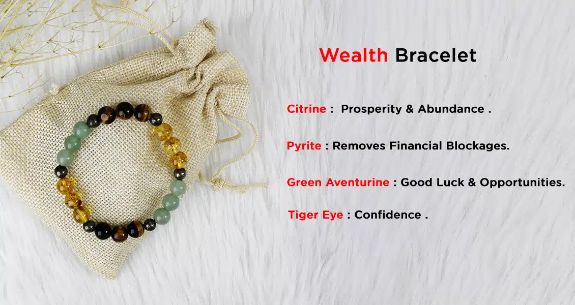 Shop Customized Crystal Bracelet for Wealth Intention