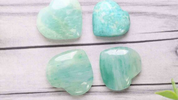 Amazonite Mini Hearts Heart Shape