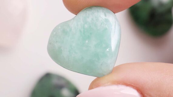 Amazonite Mini Hearts Heart Shape