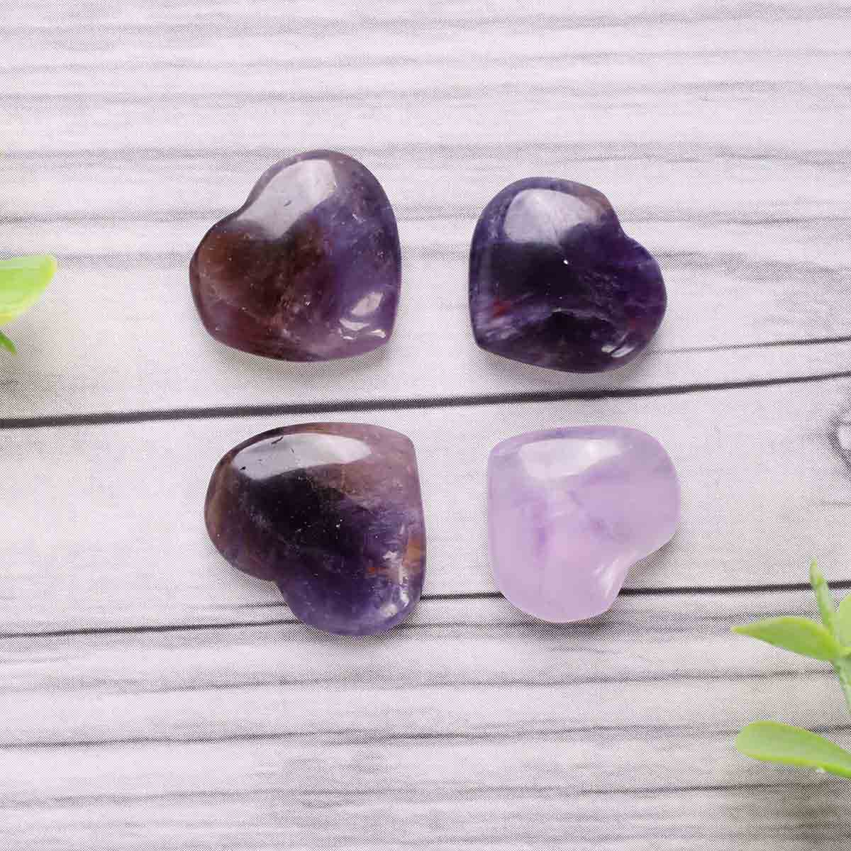 Amethyst Mini Hearts Shape (1)