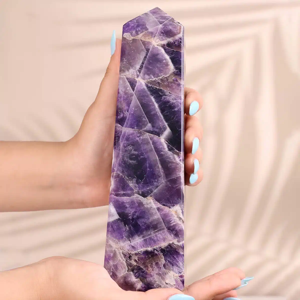 Shubhanjali-Amethyst Crystals Stone Big Tower (2) Shop Natural Amethyst Crystals Stone Polished Big Tower