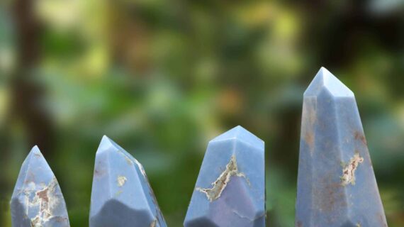 Angelite Stone Free Form Point