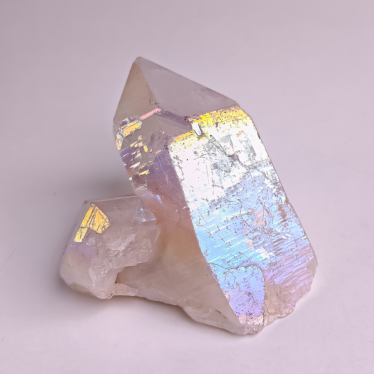 Untitled-2 angel aura quartz cluster raw stone