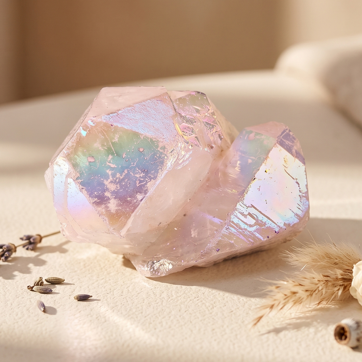 Untitled-4 angel aura quartz cluster raw stone