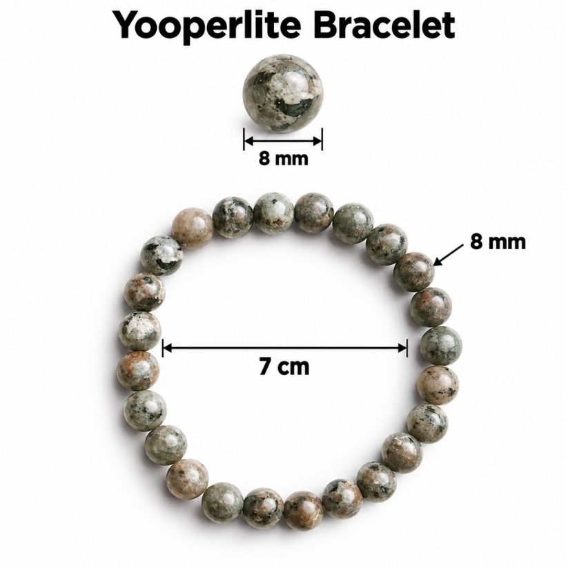Yooperlite Stone Bracelet 8 mm yooperlite stone bracelet 8 mm