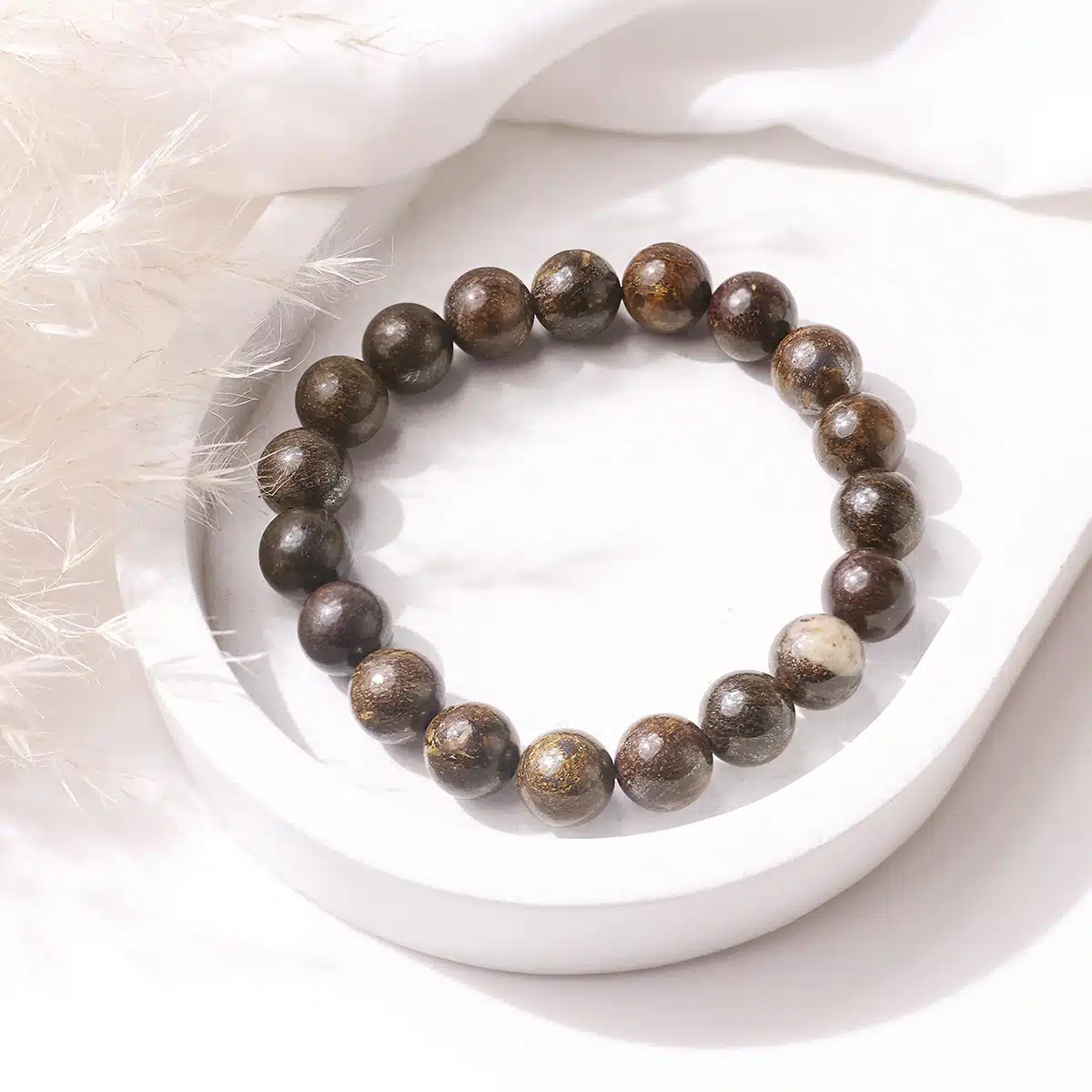 bronzite-round-beads-bracelet (4)
