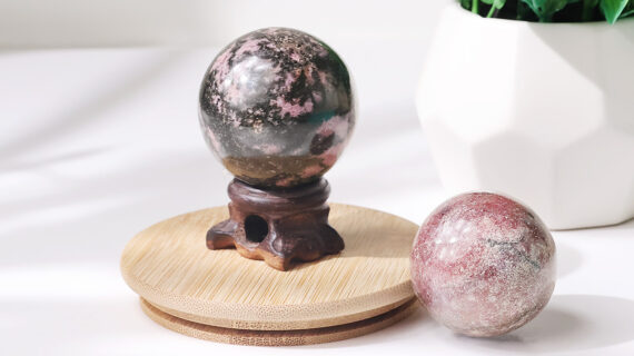 Rhodonite Sphere