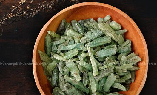 Green Kyanite Raw Stone Chakra Balancing Crystal Stone