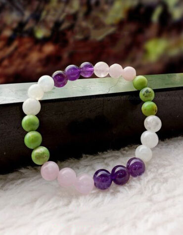 Natural Crystal Beads Skin Disorder Bracelet