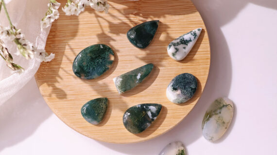 Moss Agate Cabochon