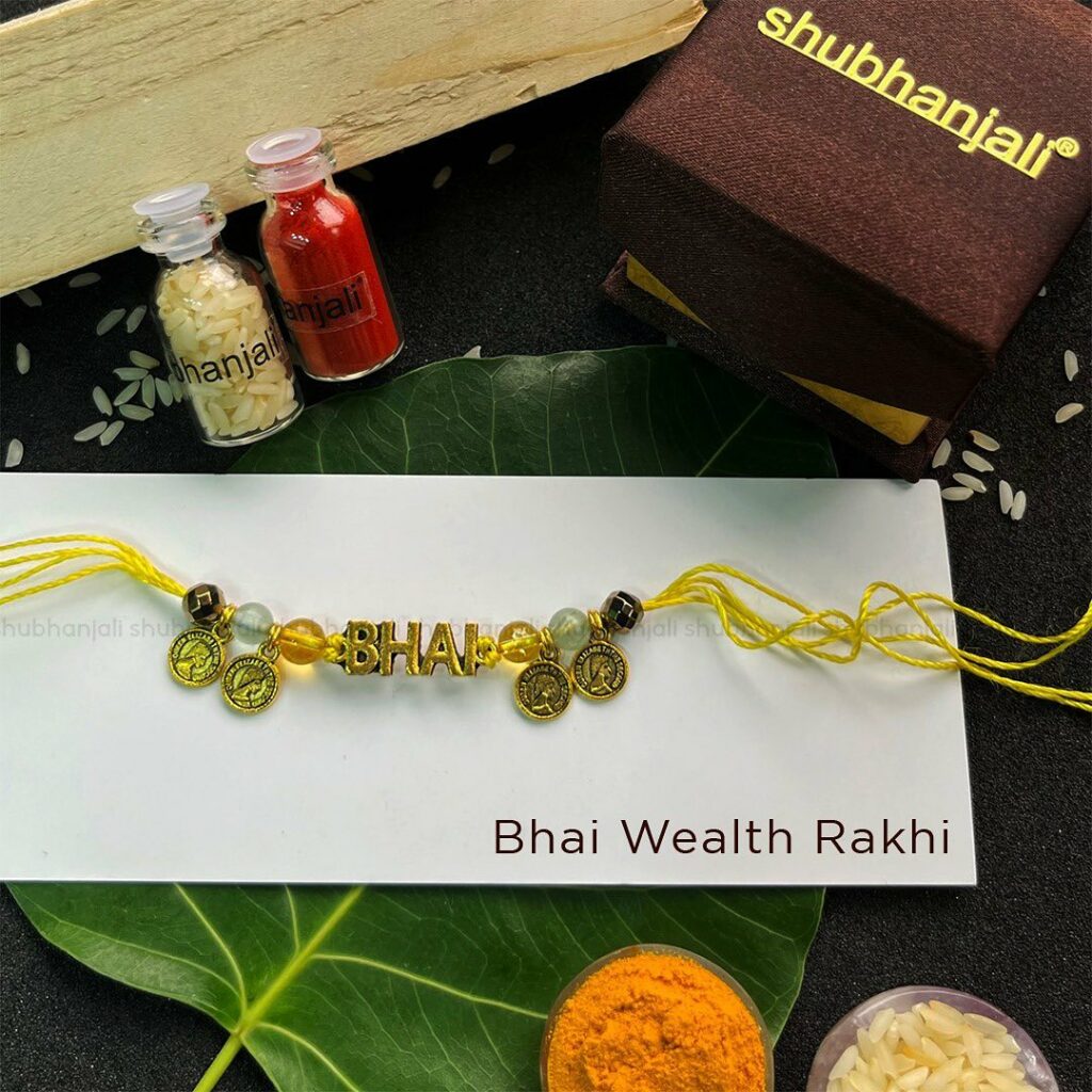 Bhai wealth crystal rakhi