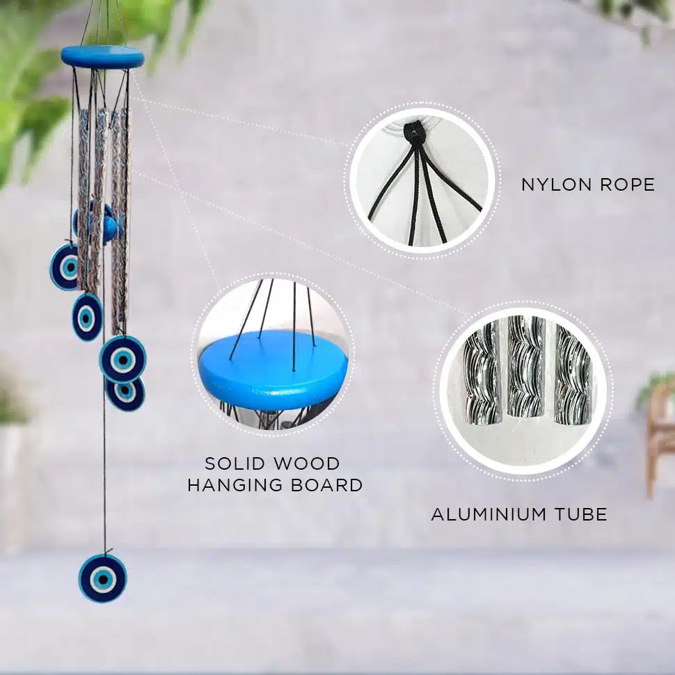 Version 1.0.0 Shop Evil eye Wind Chime for Home Decoration