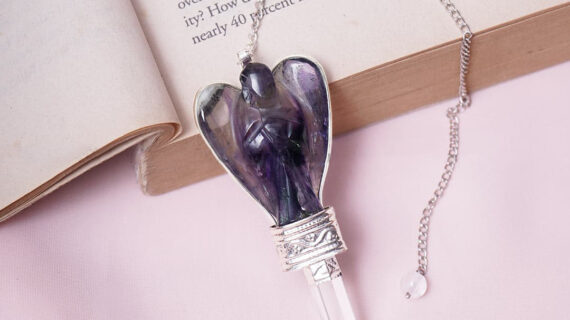 Amethyst Angel Pendulum, Dowser
