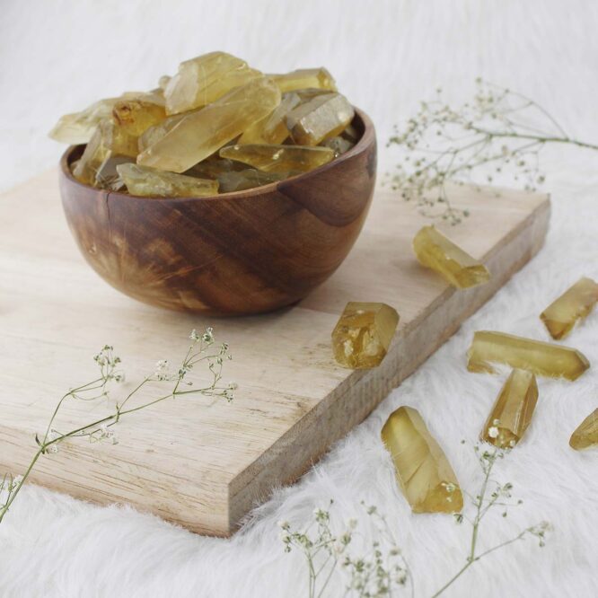 Citrine Raw Crystal, Yellow Citrine Rough Raw Point