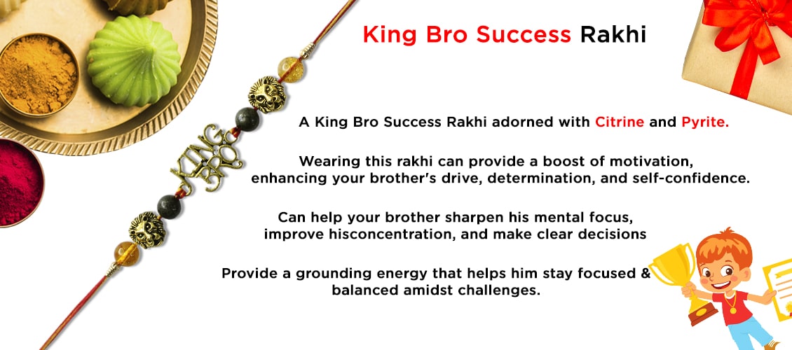 King Bro Success Rakhi for Brother