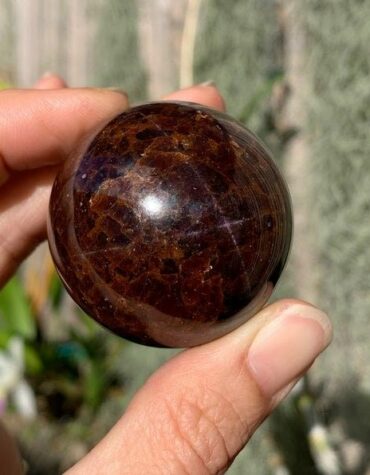 Star Garnet Crystal Ball