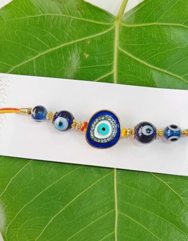 Evil Eye Crystal Rakhi