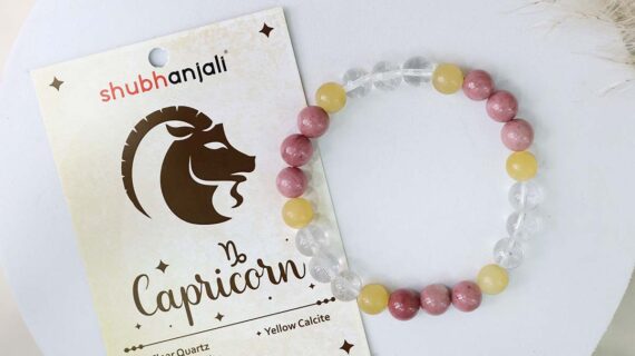 Capricorn (Makara) Zodiac Sign Bracelet 8MM