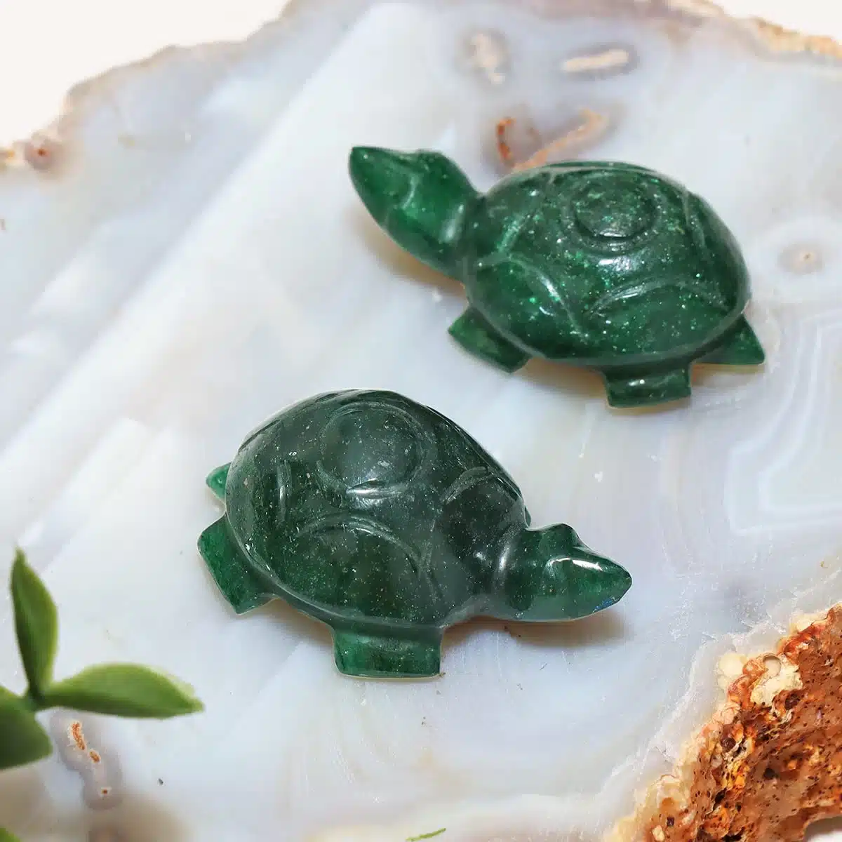 Green Jade Mini Tortoise-Shubhanjali (5) Shop Green Jade Mini Tortoise, Symbol of Wisdom, Knowledge and Good Luck