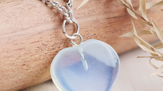 Opalite Mini Heart Shape Pendant