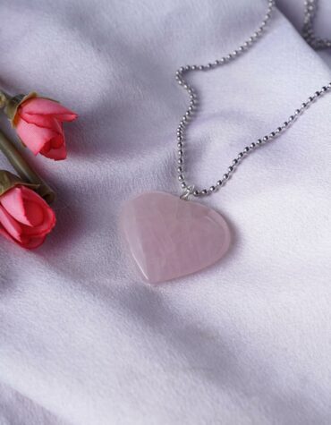 Rose Quartz Heart Pendant