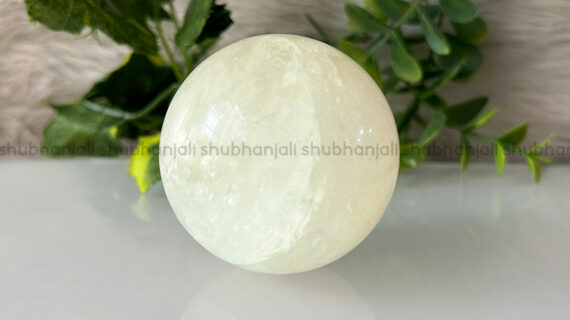 Yellow Calcite Polished Sphere / Ball