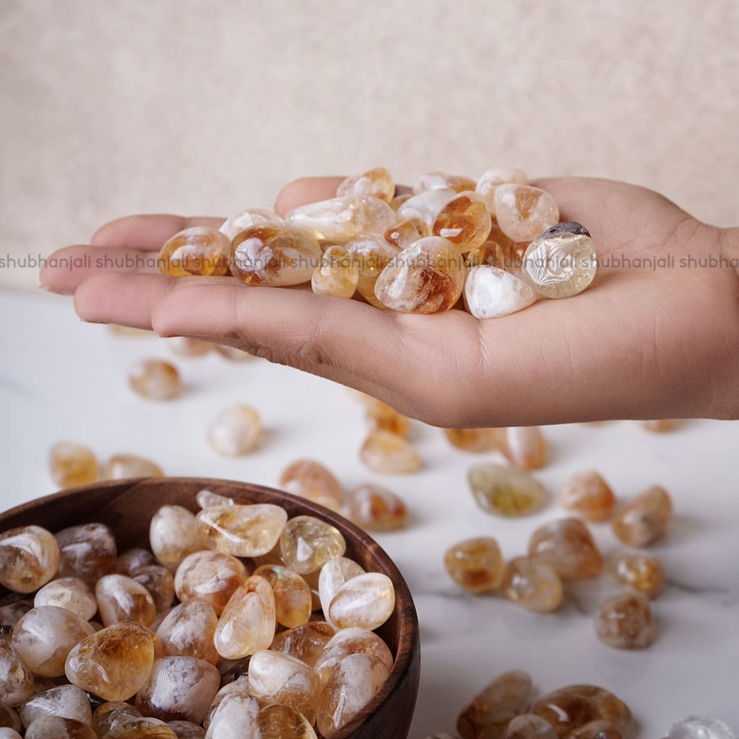 Citrine tumblestone deals