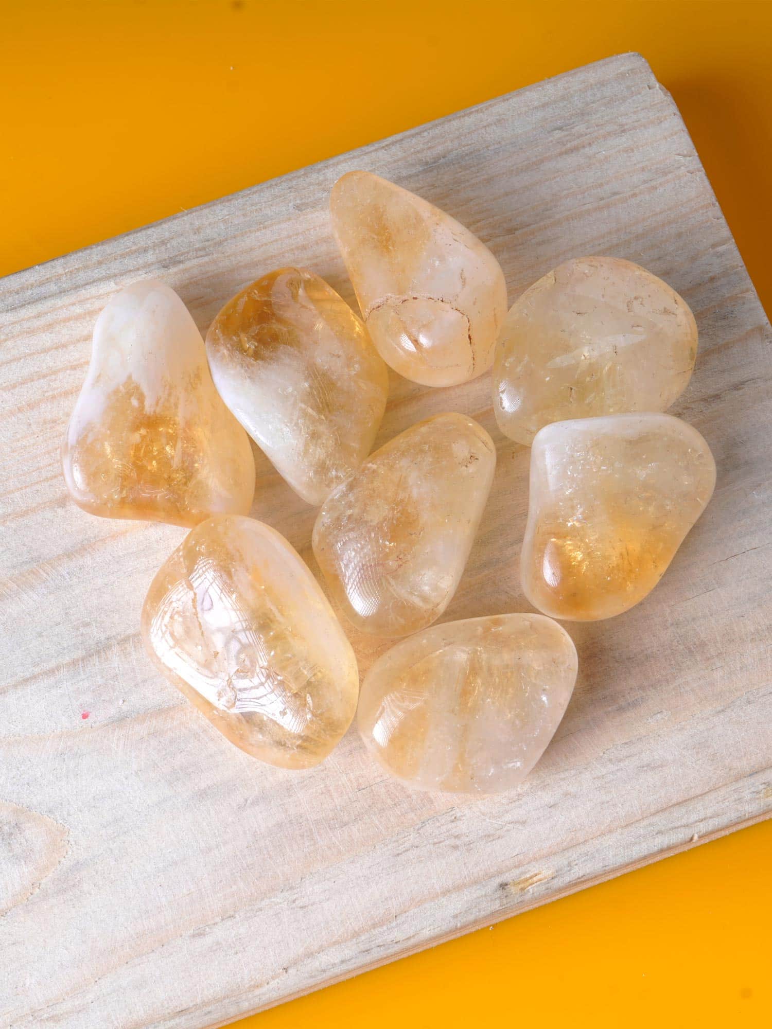 Tumble Stones Buy Online Natural Yellow Citrine Big Crystal Tumble Stone Shubhanjali