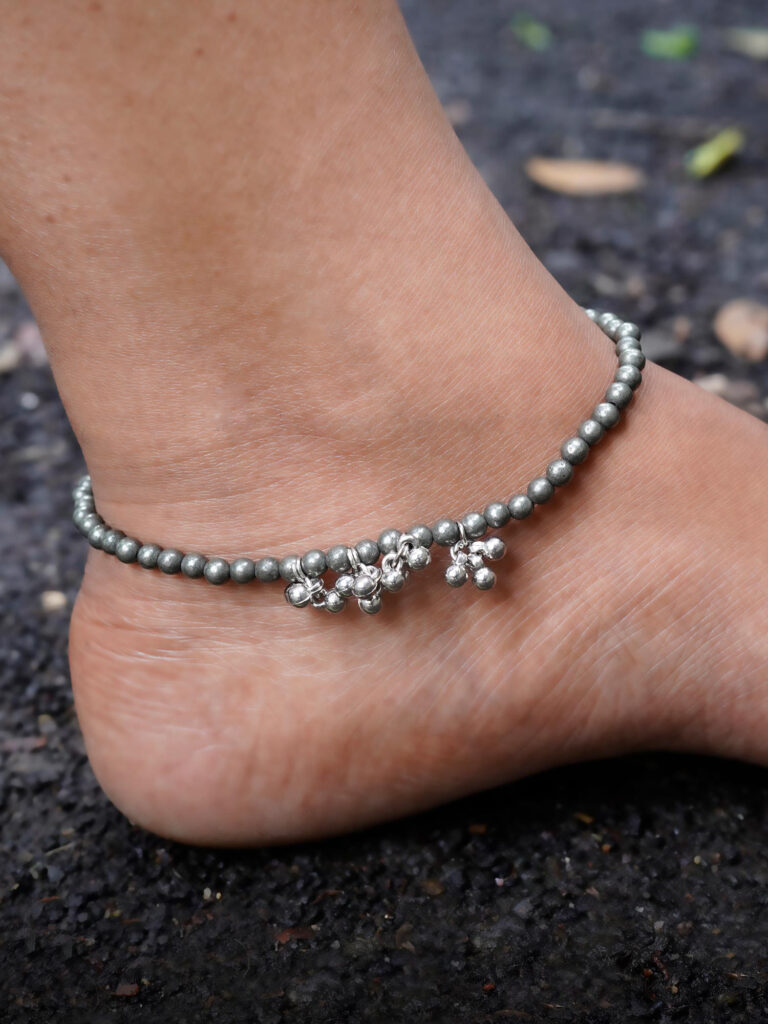 Pyrite Anklet – Abundance, Confidence Energetic Protection