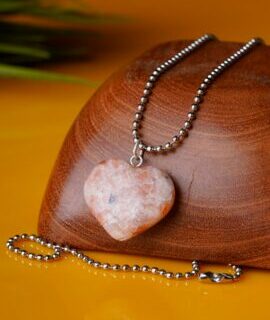 Sunstone Heart Pendant