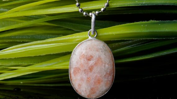 Sunstone Oval Shape Pendant