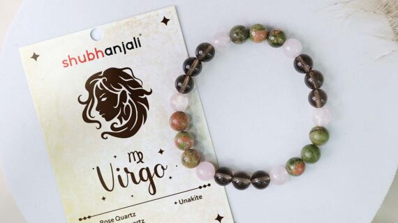 Virgo (Kanya) Zodiac Sign Bracelet 8MM