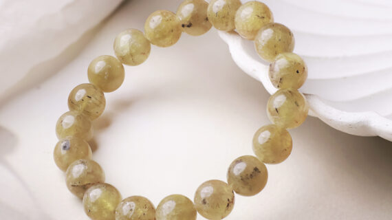 Yellow Apatite Bracelet  10mm