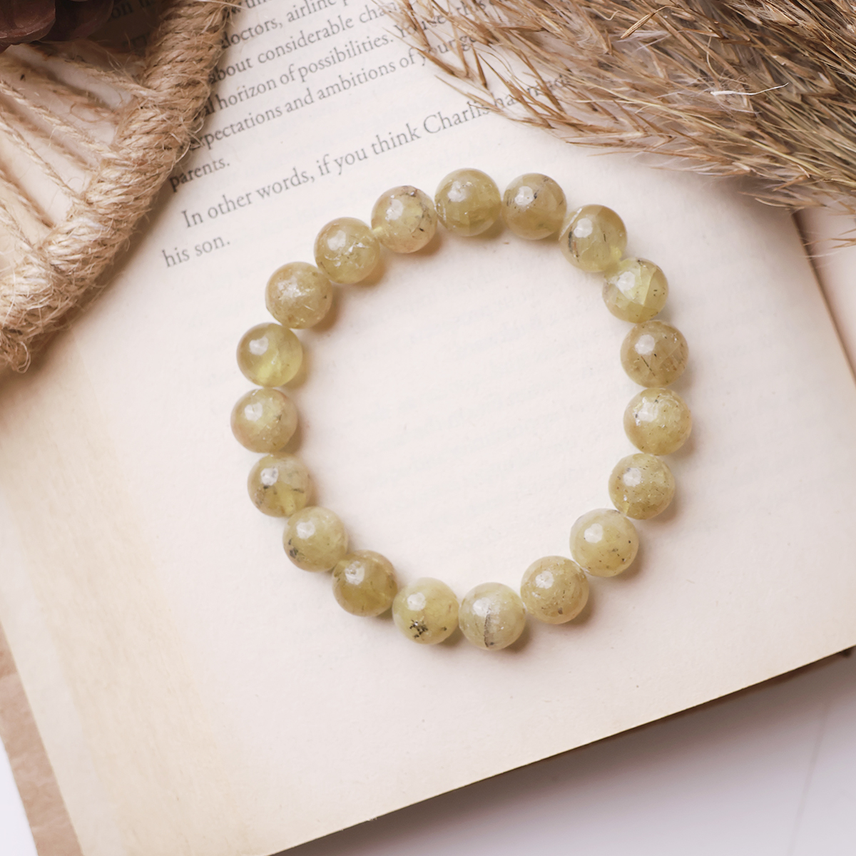 Yellow Apatite Bracelet 10mm (4)