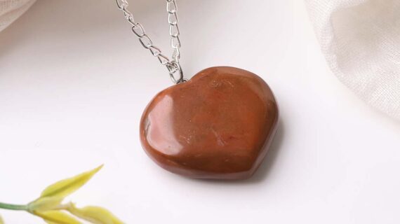 Red Jasper Mini Heart Pendant