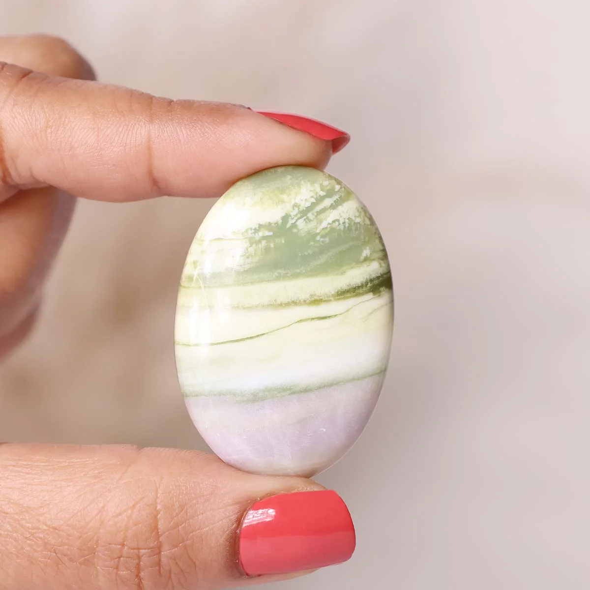 Banded Serpentine Cabochon (6)