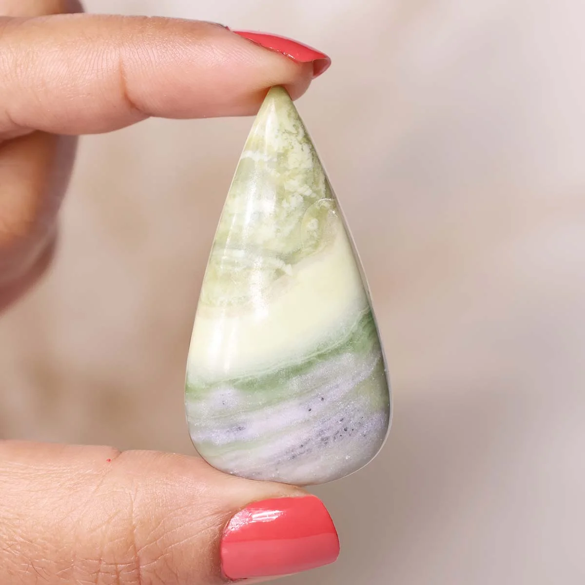 Banded Serpentine Cabochon (8)