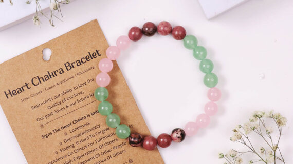 Heart Chakra Bracelet, 8MM