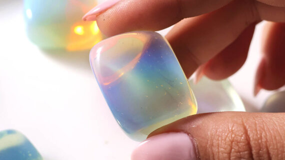 Opalite Tumble Stone ( Man Made )