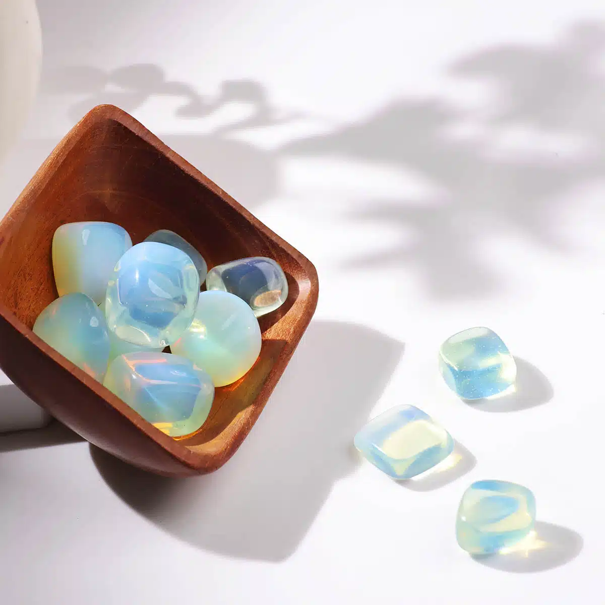 Opalite Tumble Stone-Shubhanjali (2) Shop Opalite Tumble Stone ( Man Made )