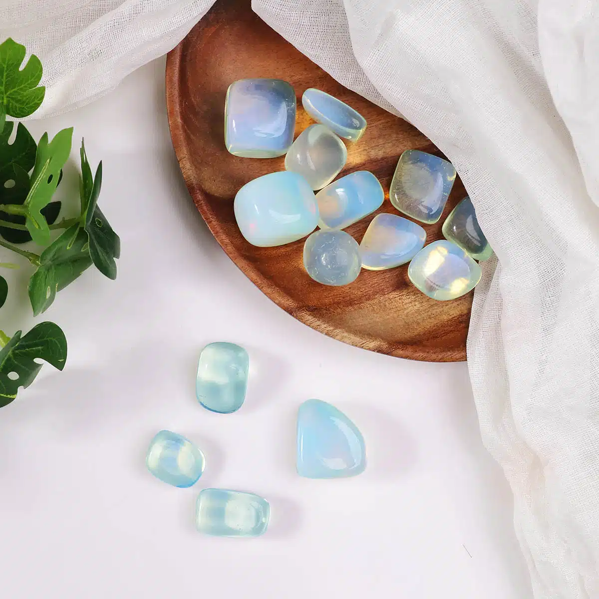 Opalite Tumble Stone-Shubhanjali (3) Shop Opalite Tumble Stone ( Man Made )