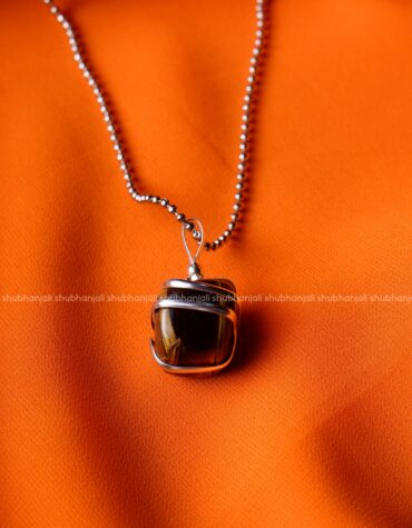 Natural Tiger Eye Tumble Pendant